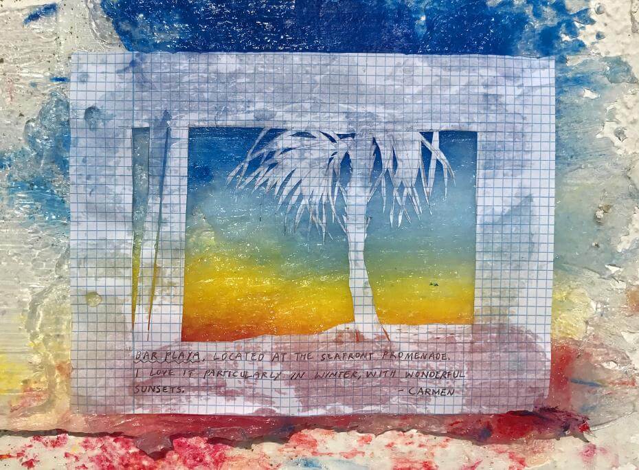 《Bar Playa，2017》，藝術家錄像作品。圖/詹詠幀提供。