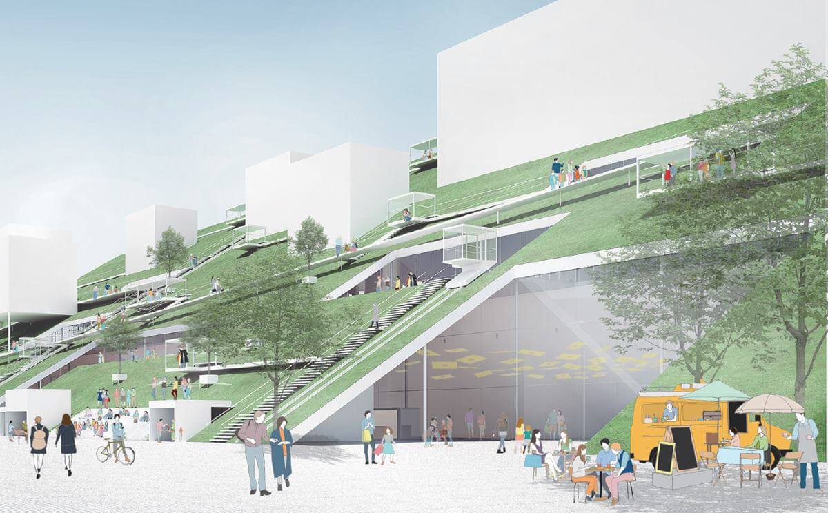 桃園市立美術館將於2025年落成，未來將提供「桃源美展」更具空間優勢之展陳空間。（圖／桃園市立美術館提供）