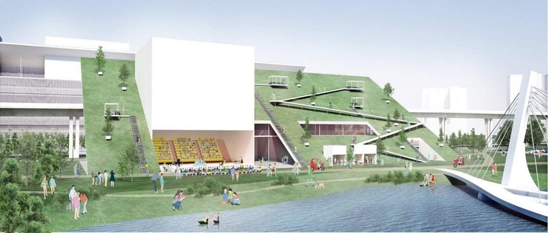 預計於2024年完工之桃園市兒童美術館（青埔館）。圖片提供／桃園市立美術館
