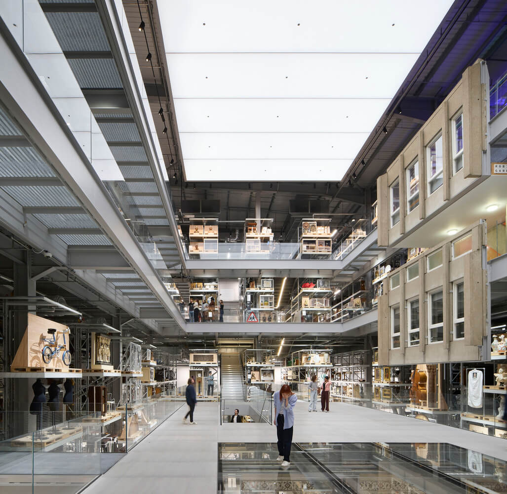 V&A East Storehouse 的內部空間。© Hufton + Crow