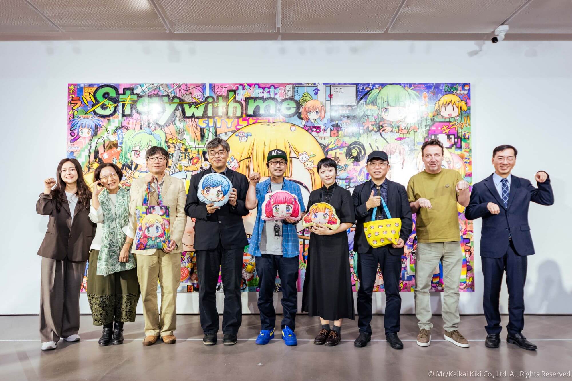 內惟藝術中心首次特展《Mr.の奇想愛情》開幕，打造高雄限定二次元世界